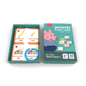 Custom Learning Flashcards Made by Thick Cardboard Material